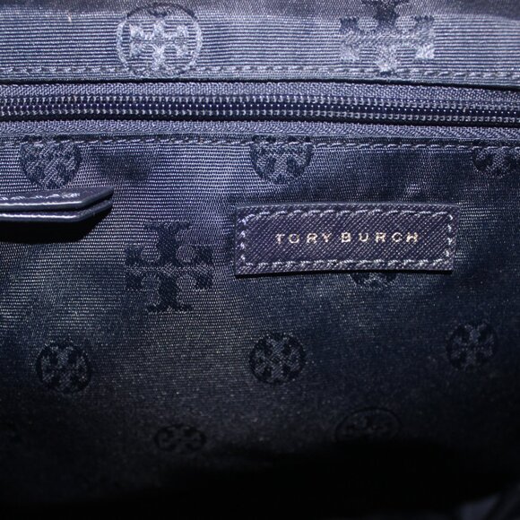 New $398 Large Tory Burch New Style Blue White Striped Backpack Bag main image 12